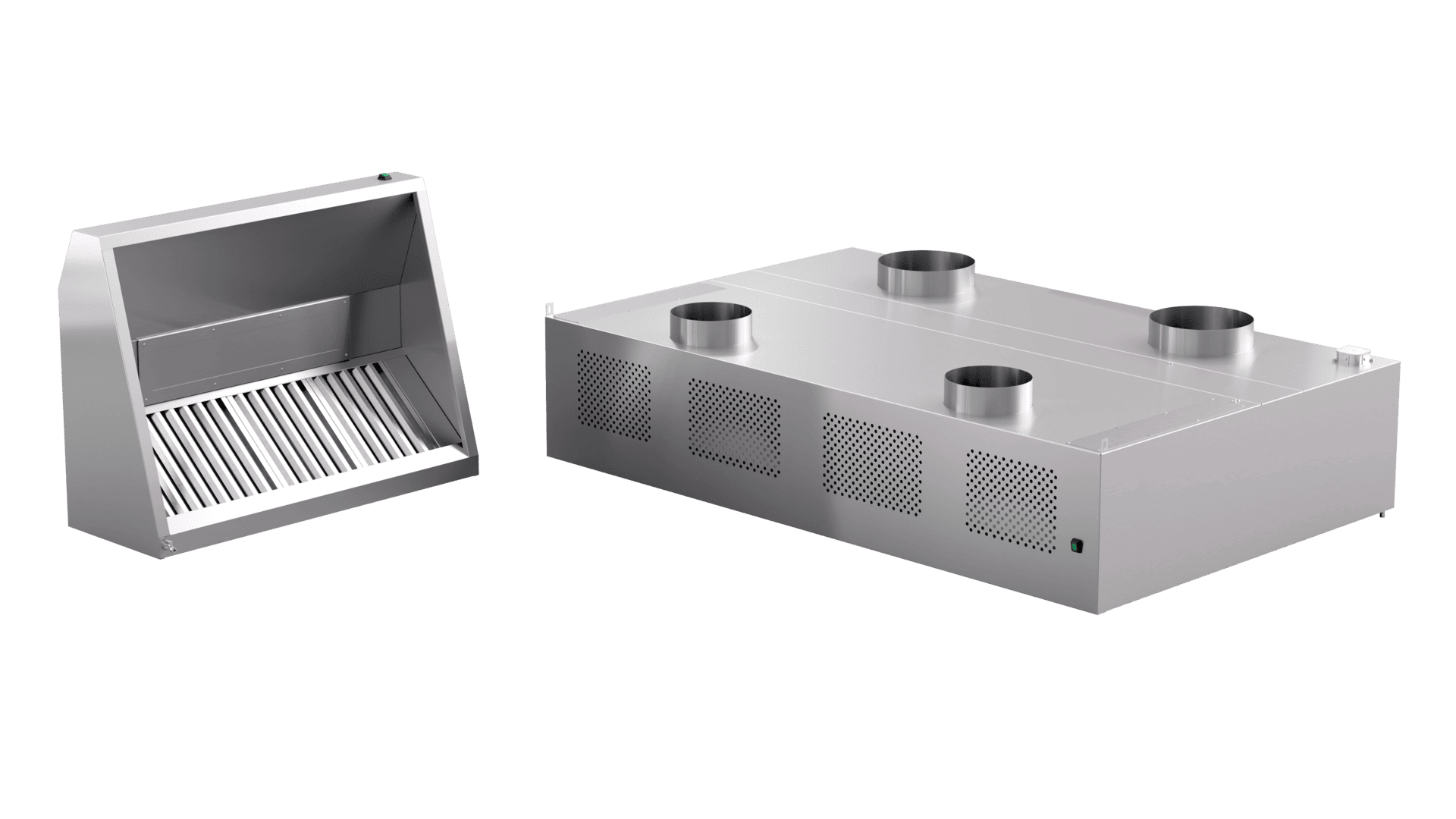 Okap przyścienny i okap centralny