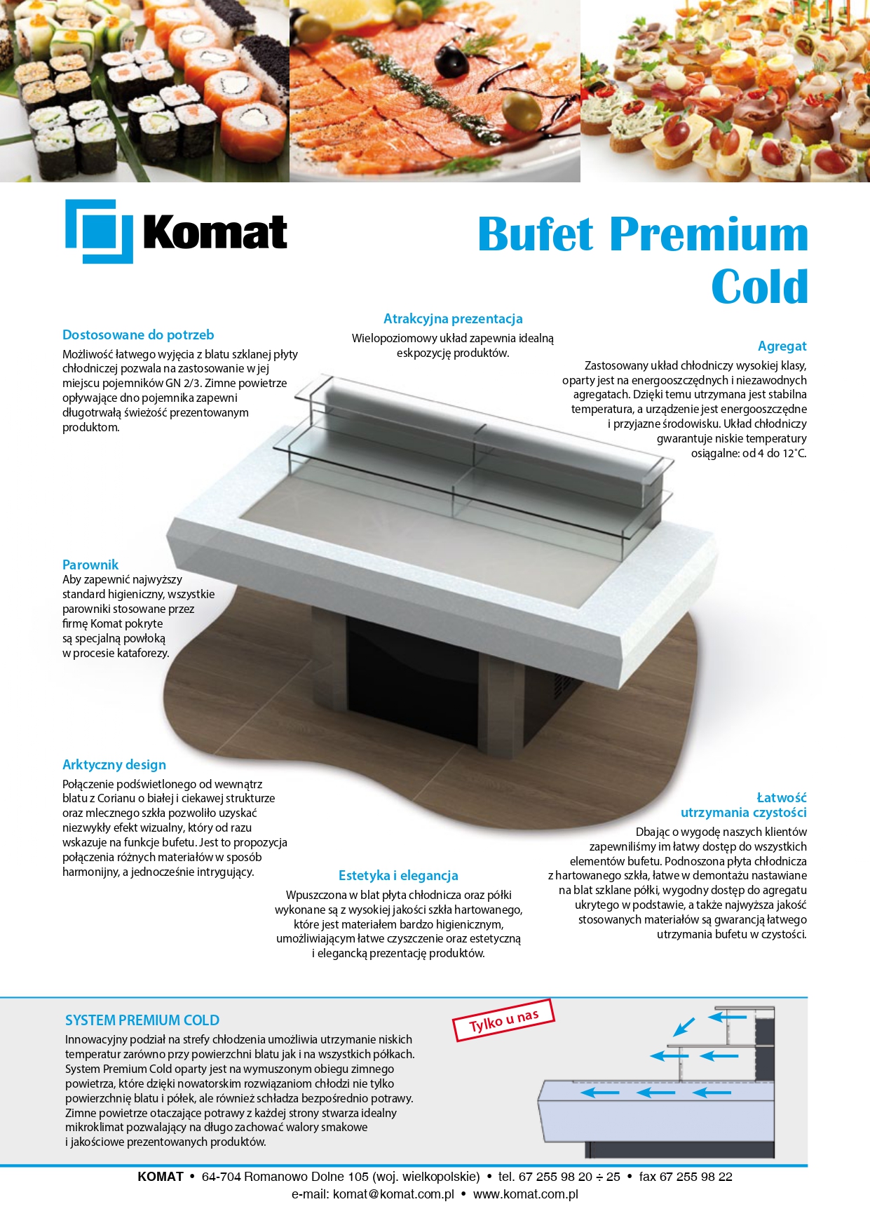 Ulotka - bufet premiumCOLD